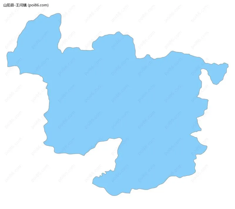 王闫镇边界地图