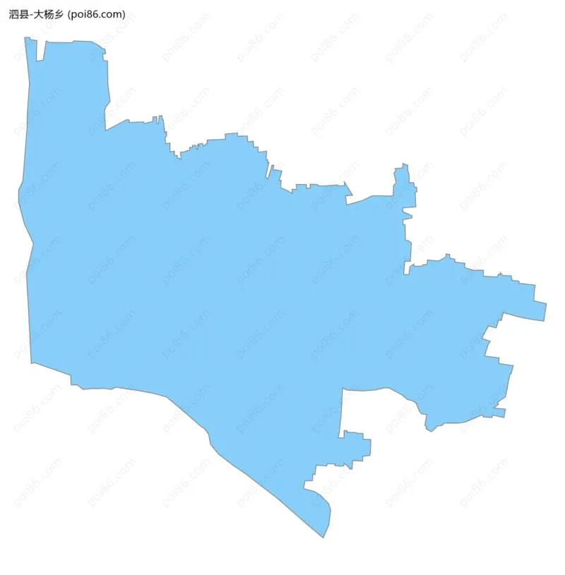 大杨乡边界地图