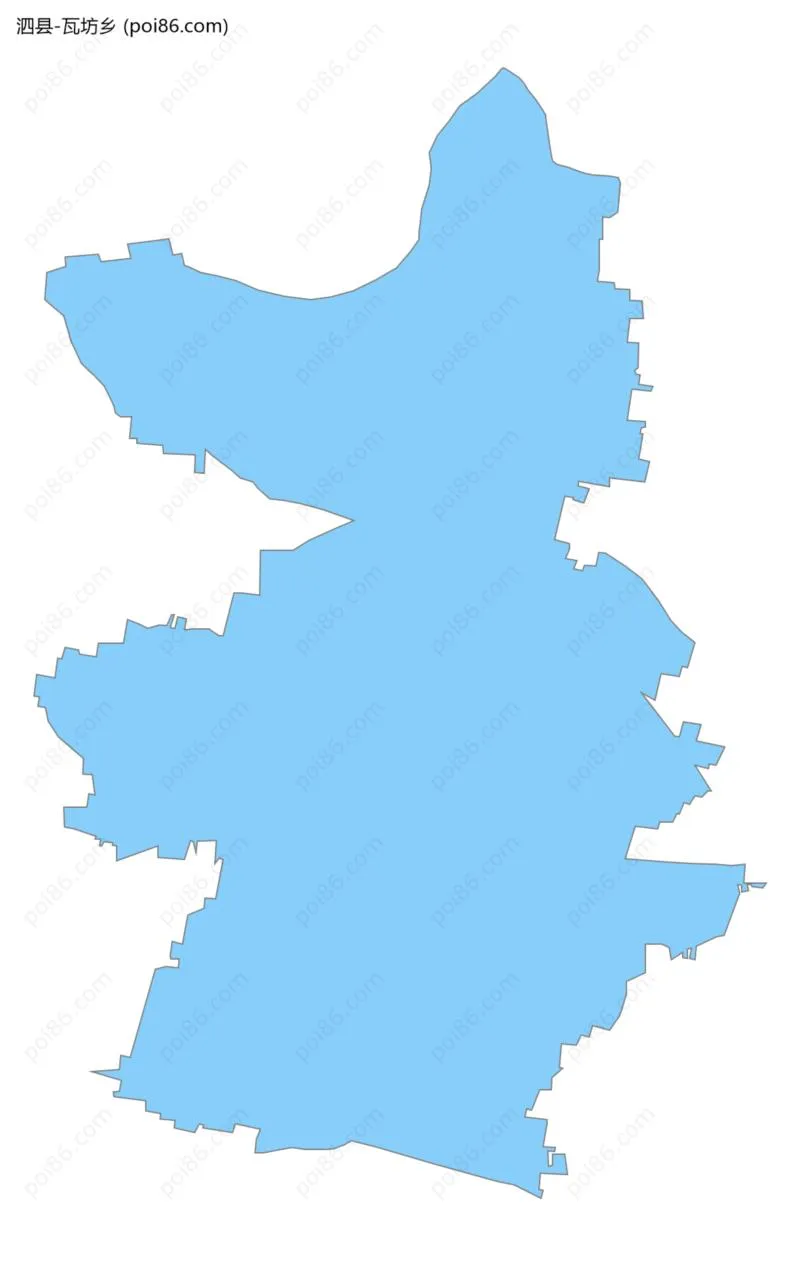 瓦坊乡边界地图