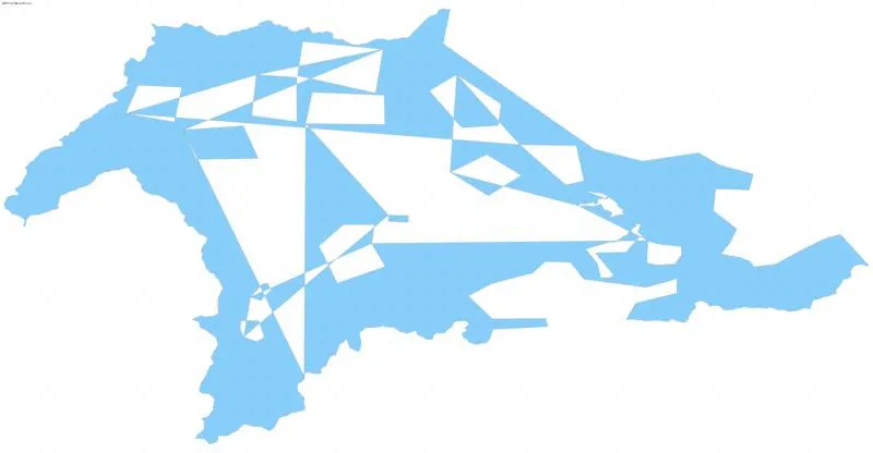 长汀镇边界地图