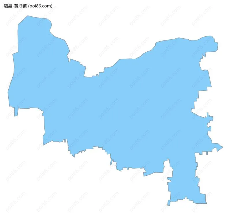 黄圩镇边界地图