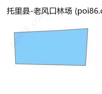 老风口林场边界地图