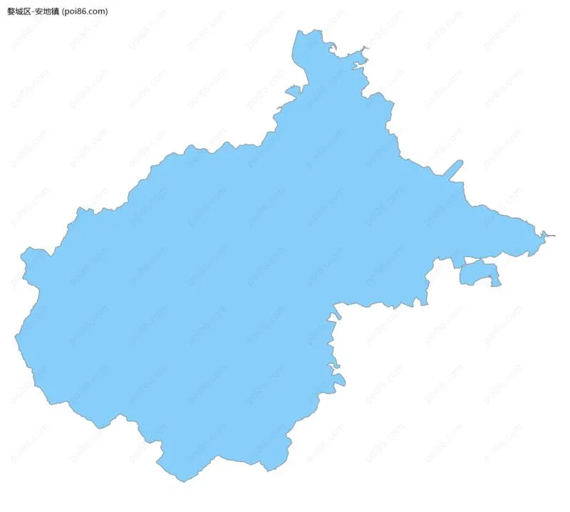 安地镇边界地图