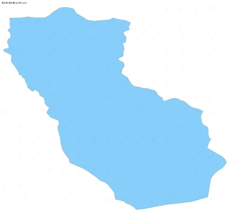 曲水镇边界地图