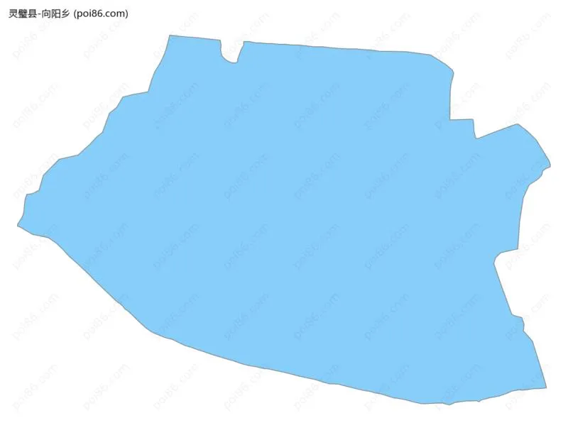 向阳乡边界地图