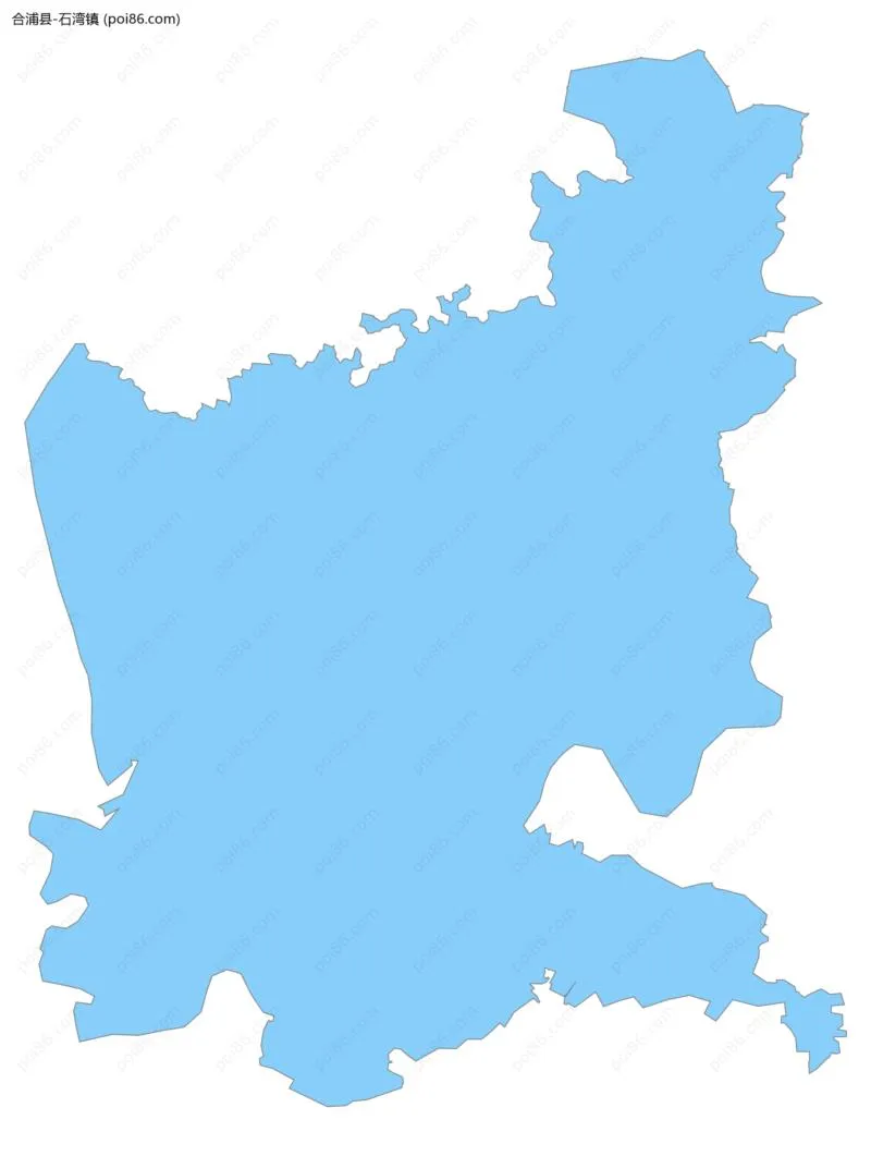 石湾镇边界地图