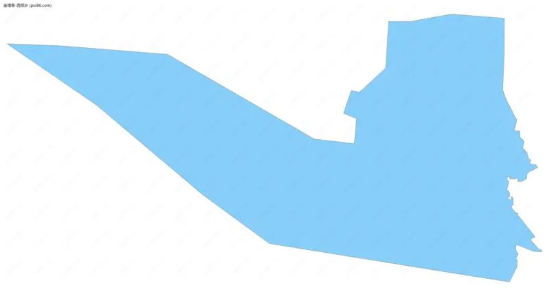 西坝乡边界地图