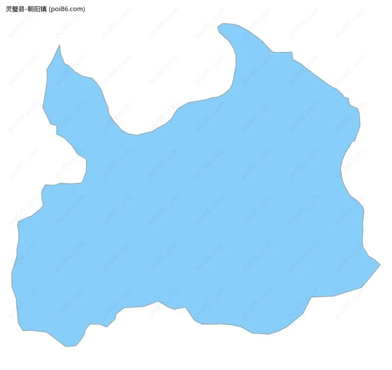 朝阳镇边界地图