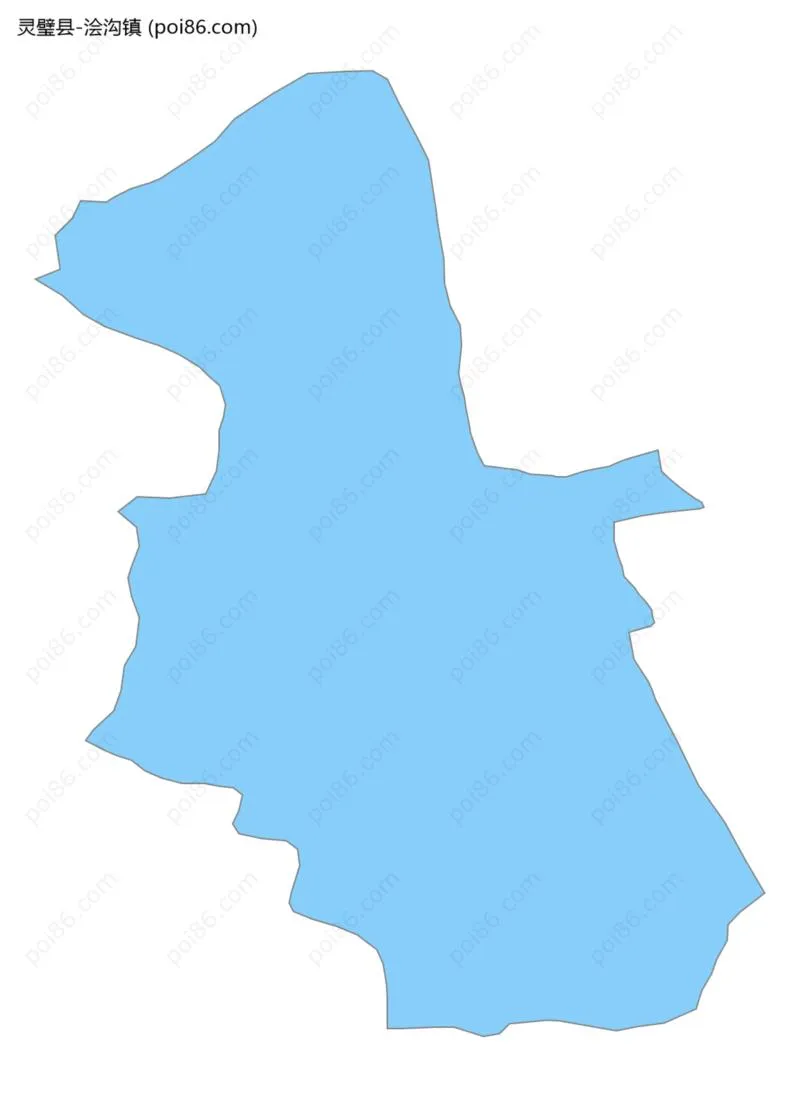 浍沟镇边界地图