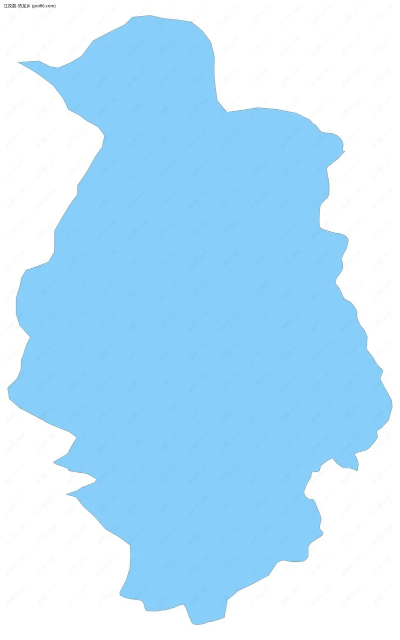 热龙乡边界地图