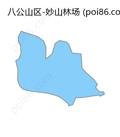 妙山林场边界地图