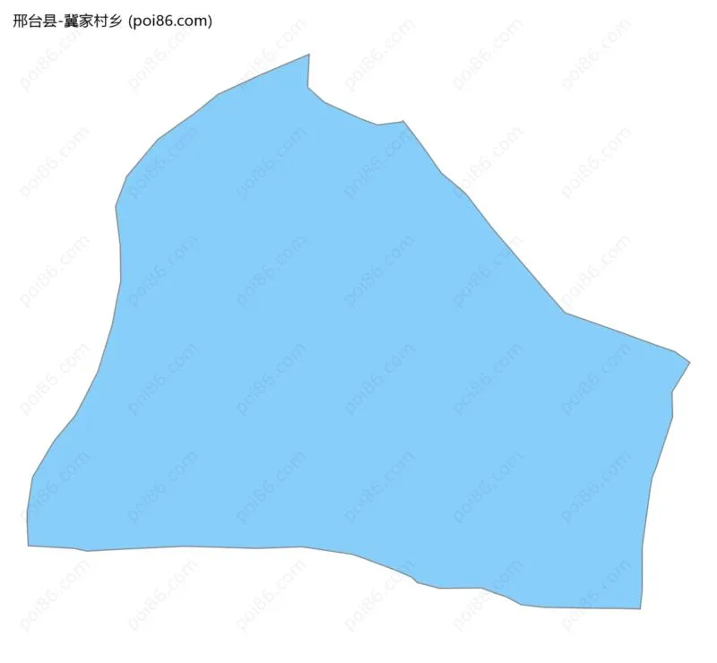 冀家村乡边界地图