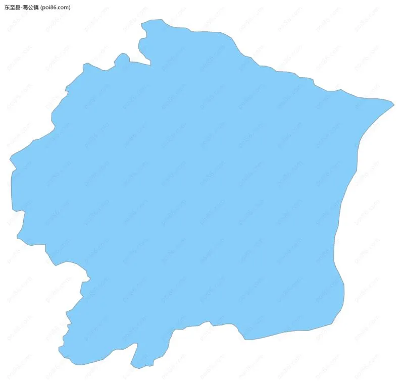 葛公镇边界地图