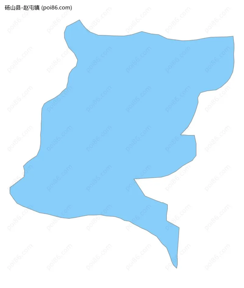 赵屯镇边界地图
