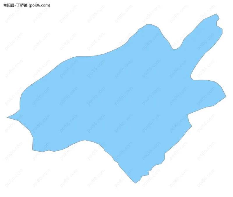 丁桥镇边界地图