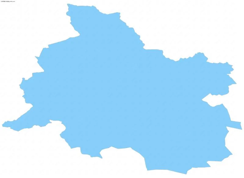 鲁北镇边界地图