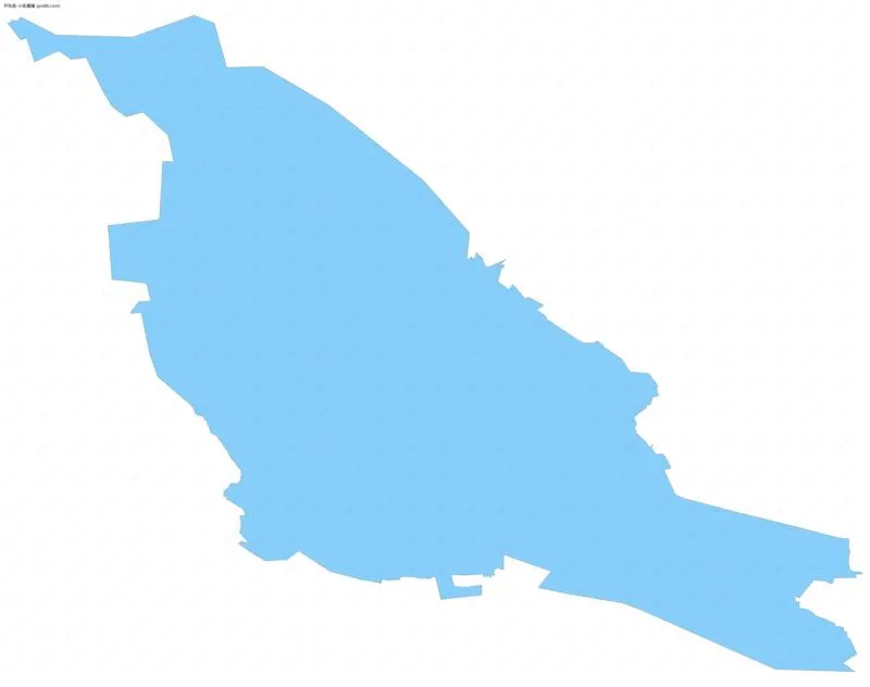 小街基镇边界地图