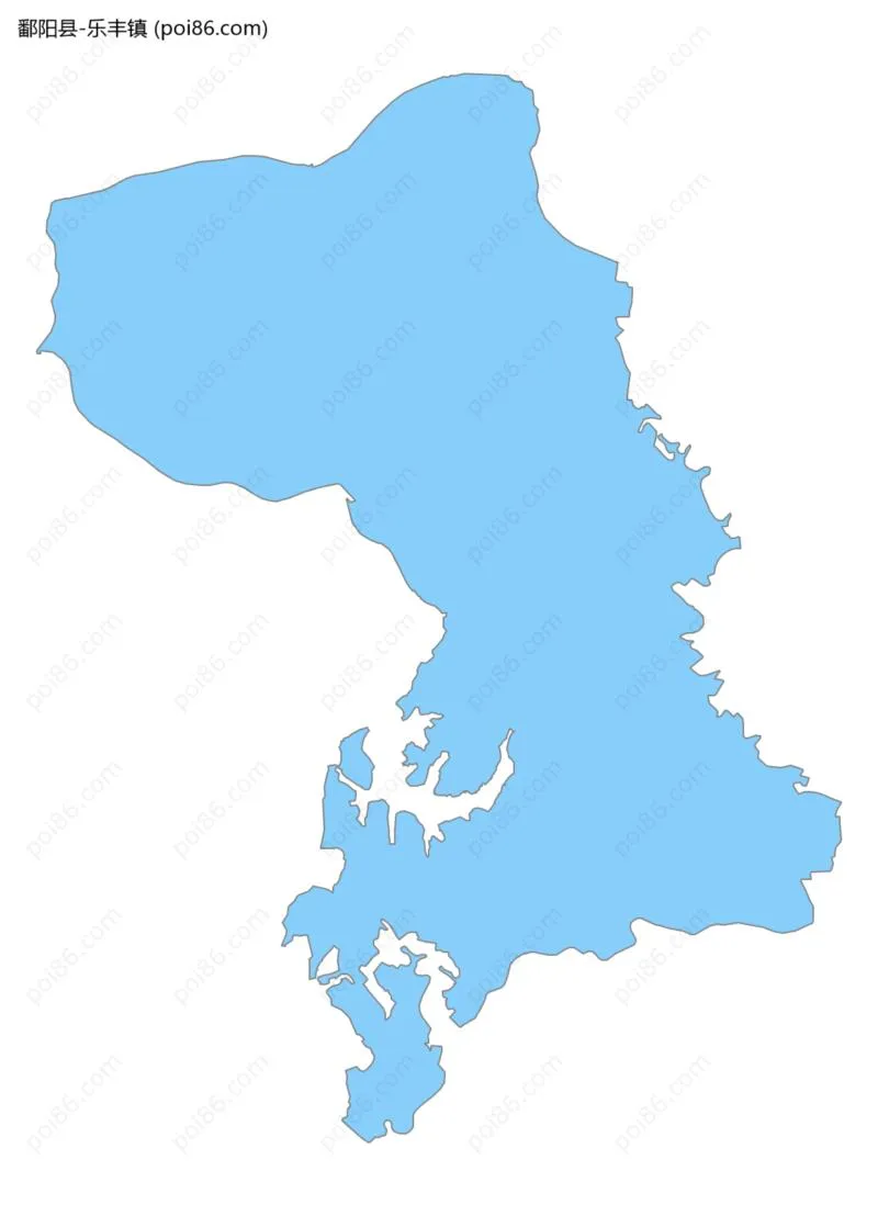 乐丰镇边界地图