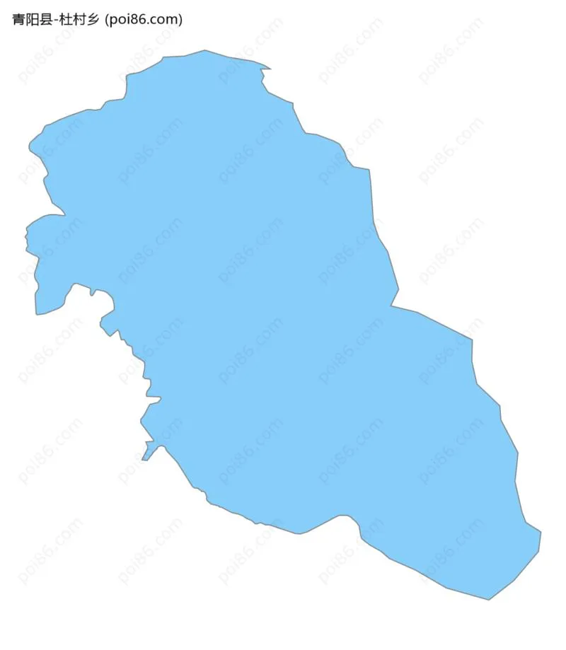杜村乡边界地图