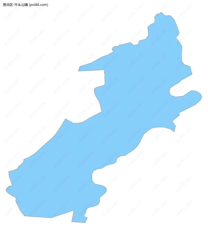 牛头山镇边界地图