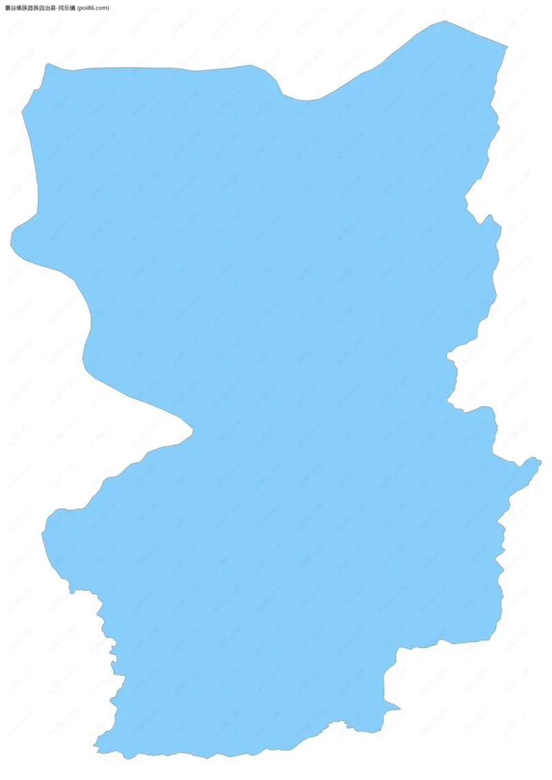 民乐镇边界地图