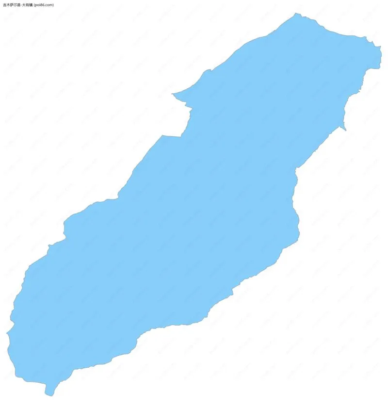 大有镇边界地图