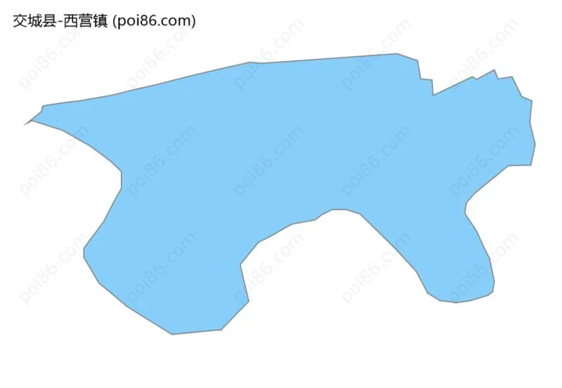 西营镇边界地图