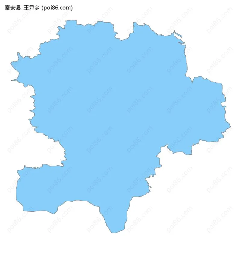 王尹乡边界地图