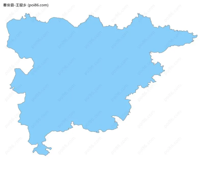 王窑乡边界地图