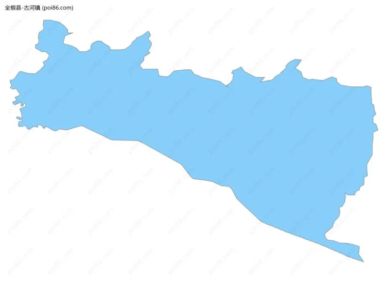 古河镇边界地图