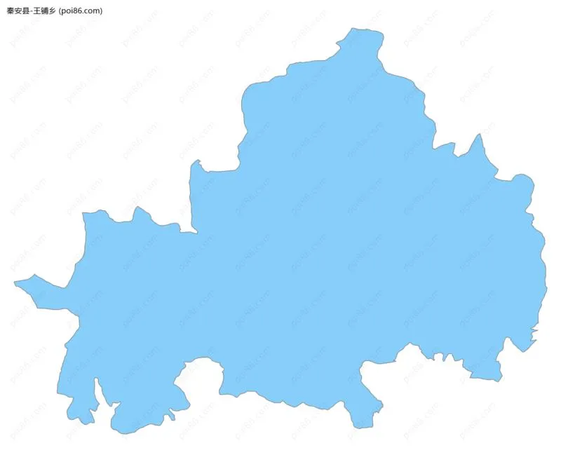 王铺乡边界地图
