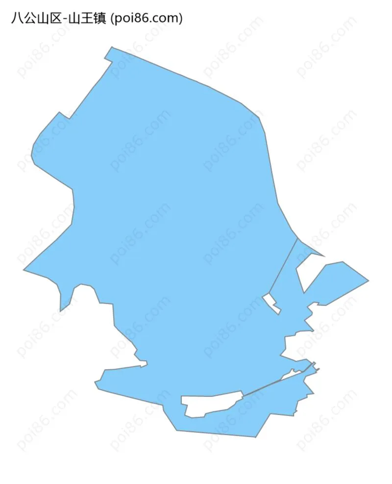 山王镇边界地图