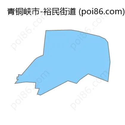 裕民街道边界地图