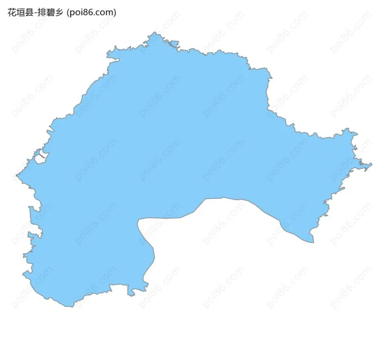排碧乡边界地图