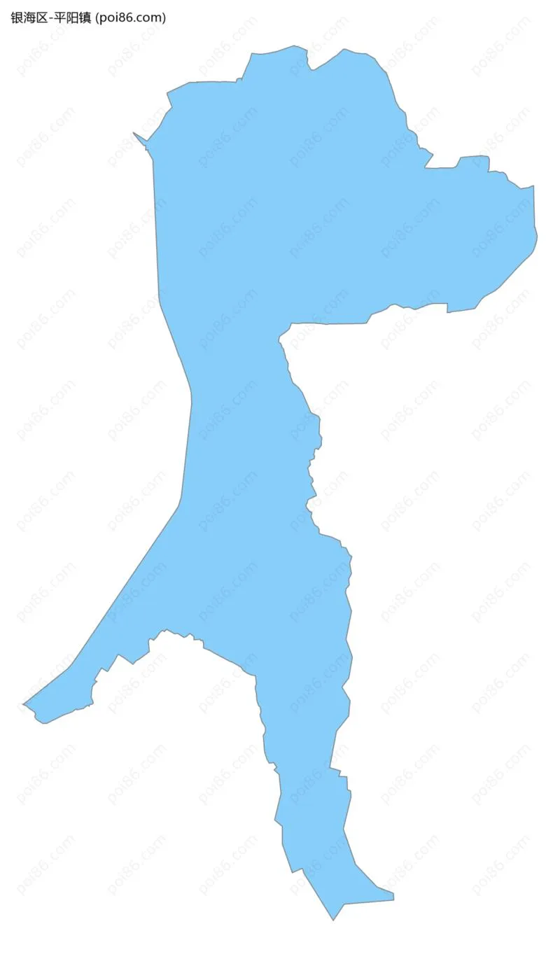 平阳镇边界地图