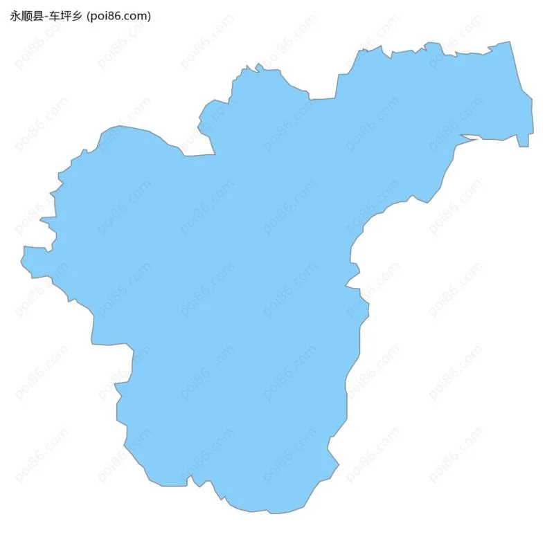车坪乡边界地图