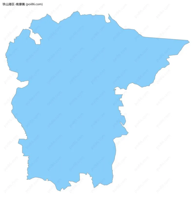 南康镇边界地图