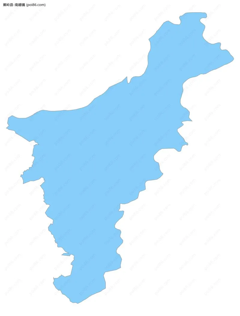 南礤镇边界地图