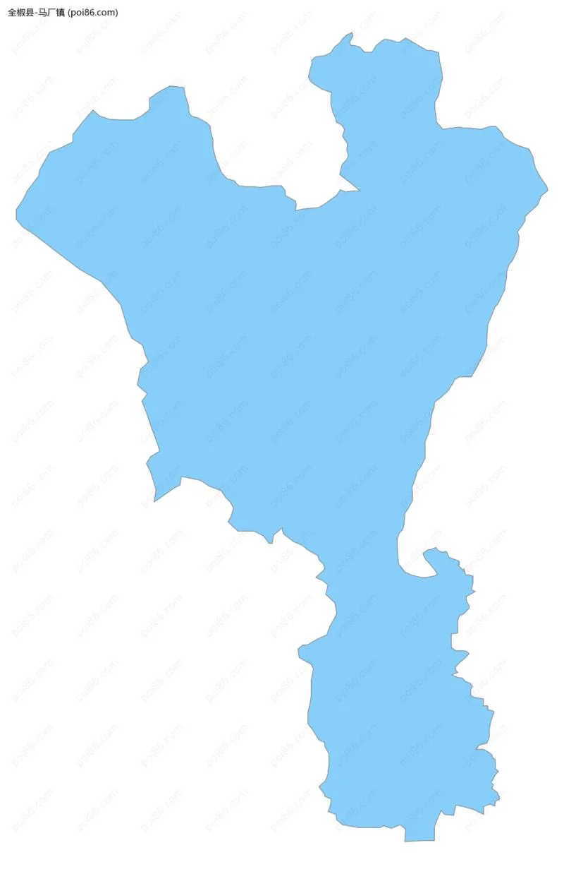 马厂镇边界地图