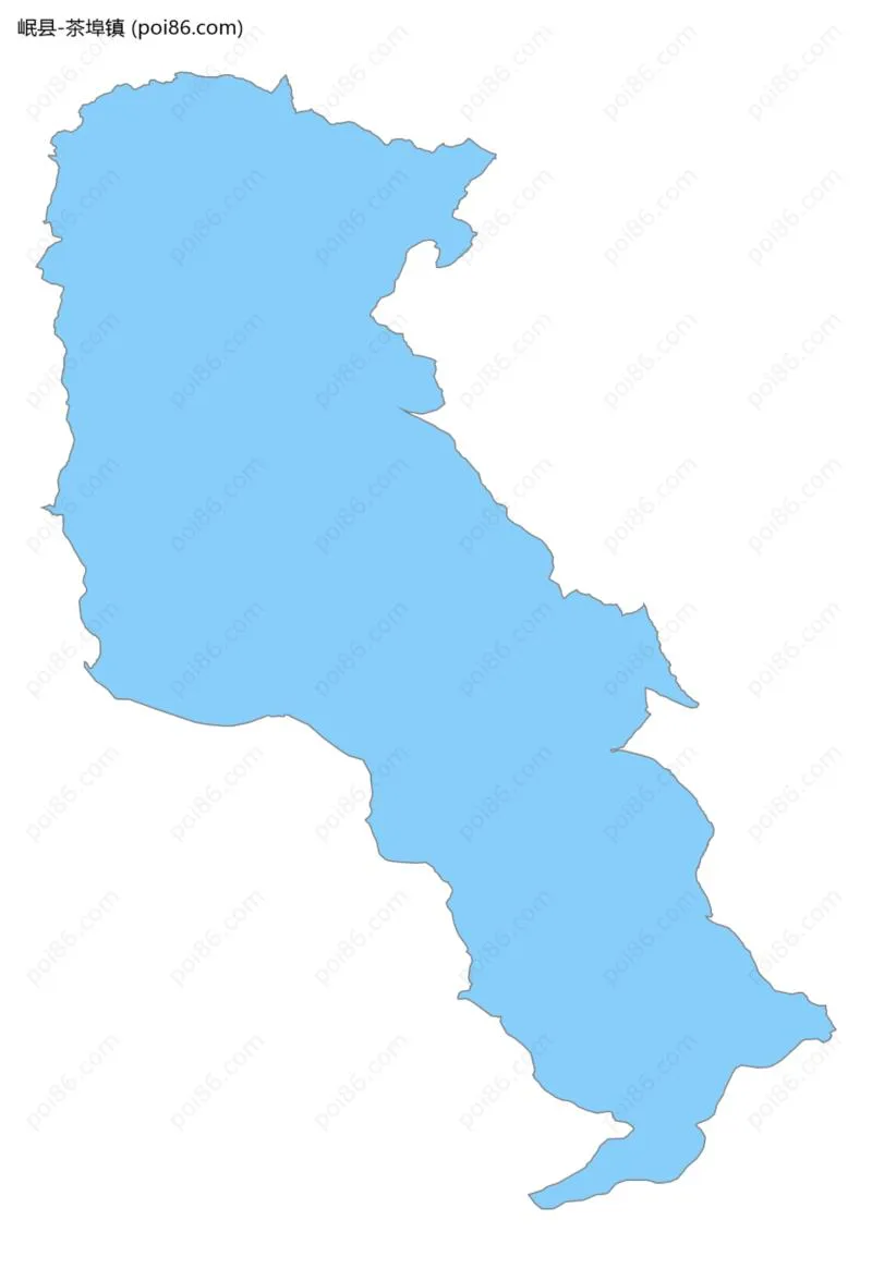 茶埠镇边界地图