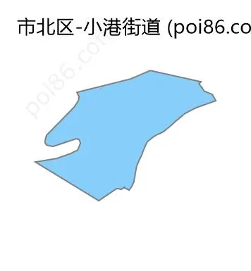 小港街道边界地图