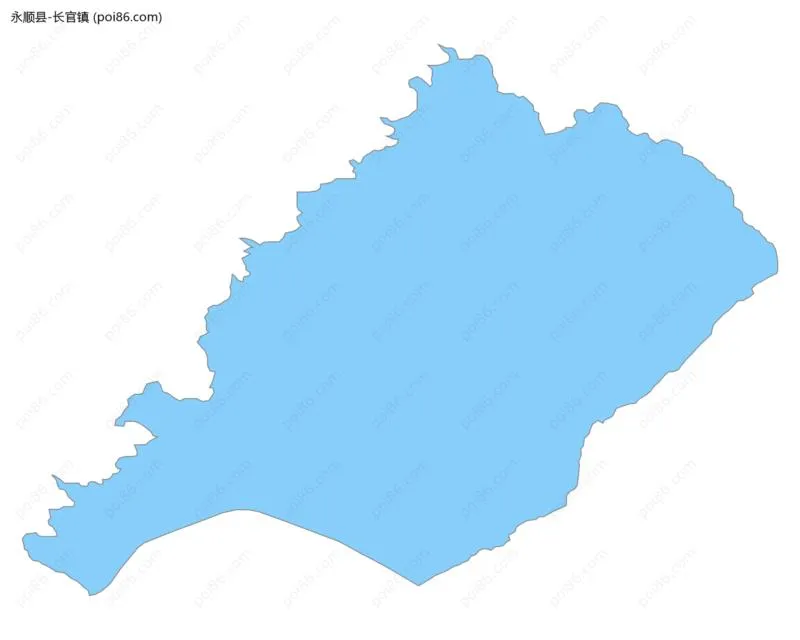 长官镇边界地图