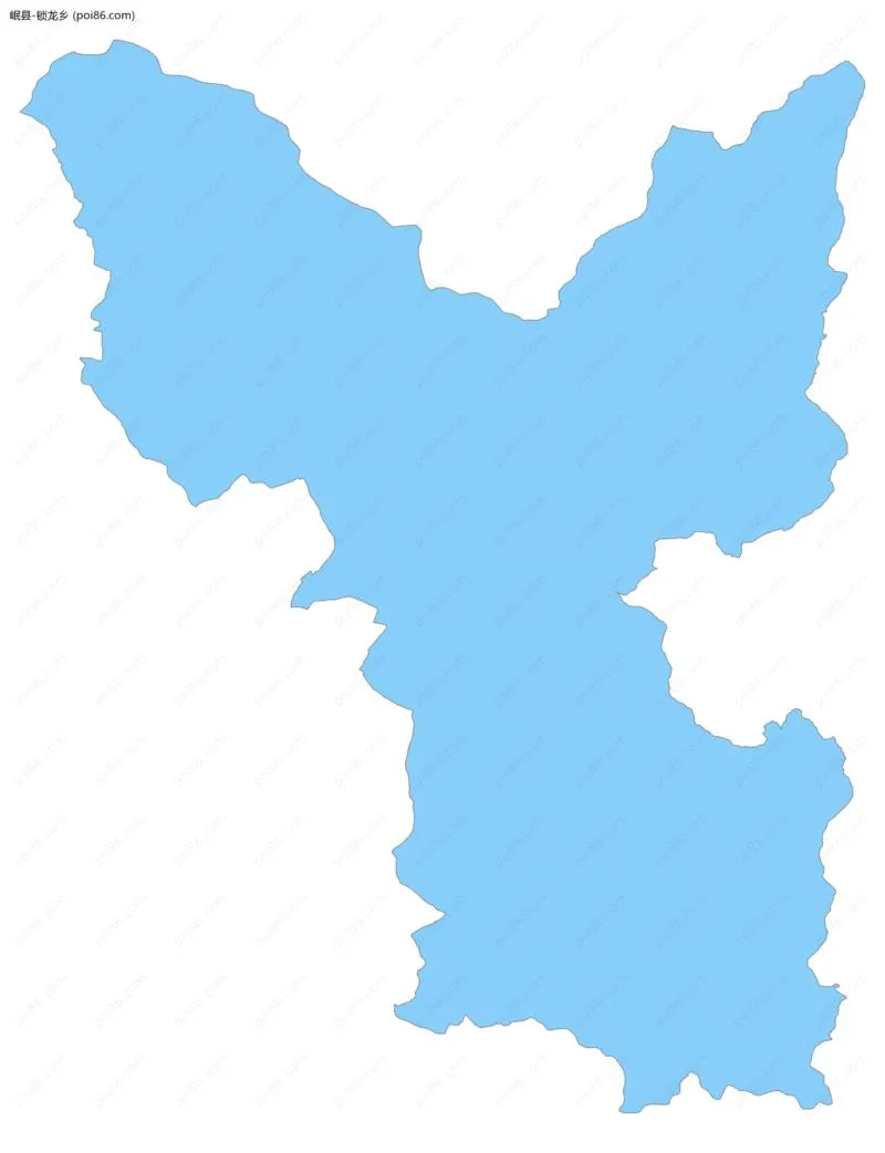 锁龙乡边界地图