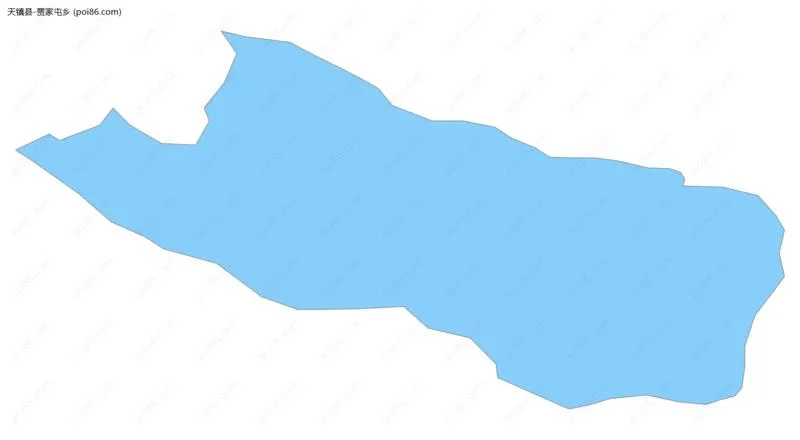 贾家屯乡边界地图