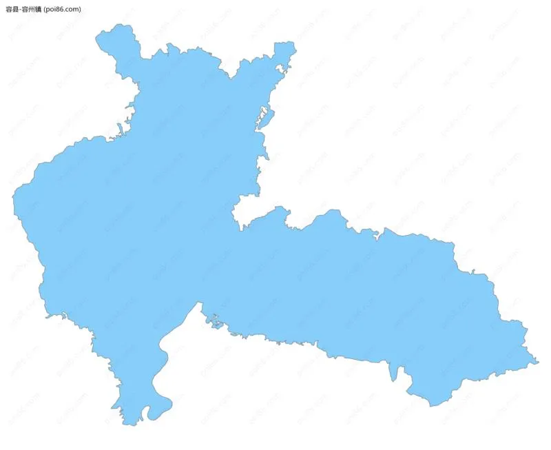 容州镇边界地图