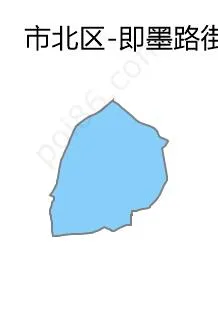 即墨路街道边界地图