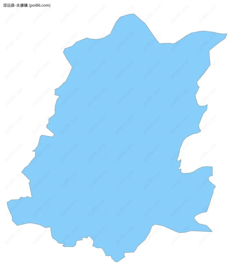 永康镇边界地图