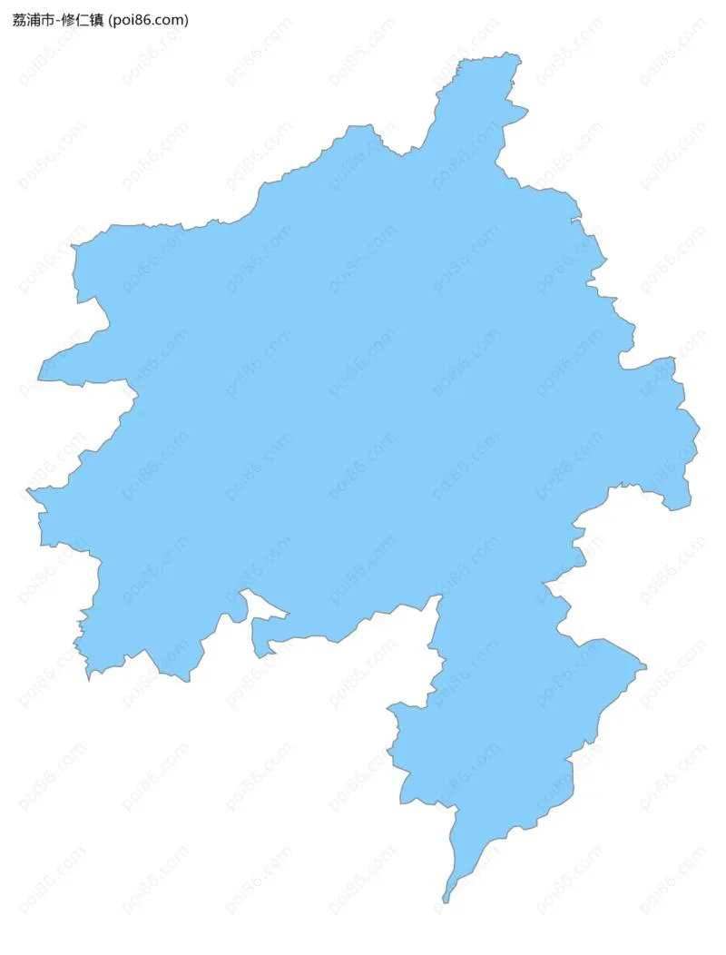 修仁镇边界地图