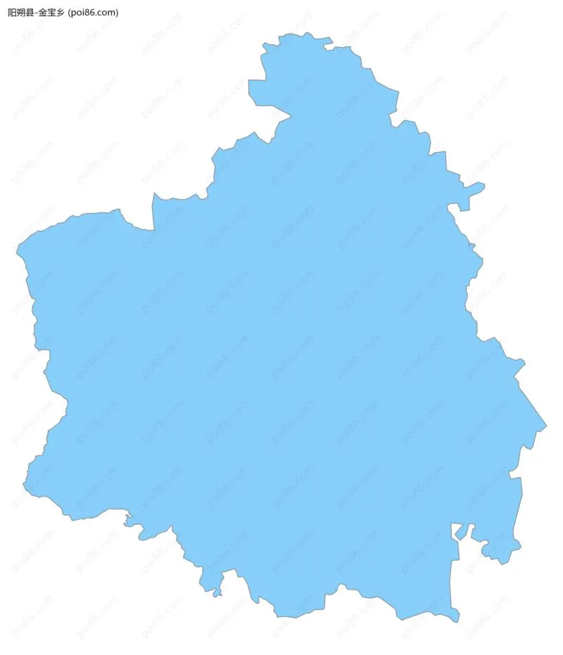 金宝乡边界地图