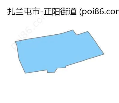 正阳街道边界地图